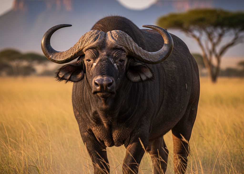 African Buffalo Magnet