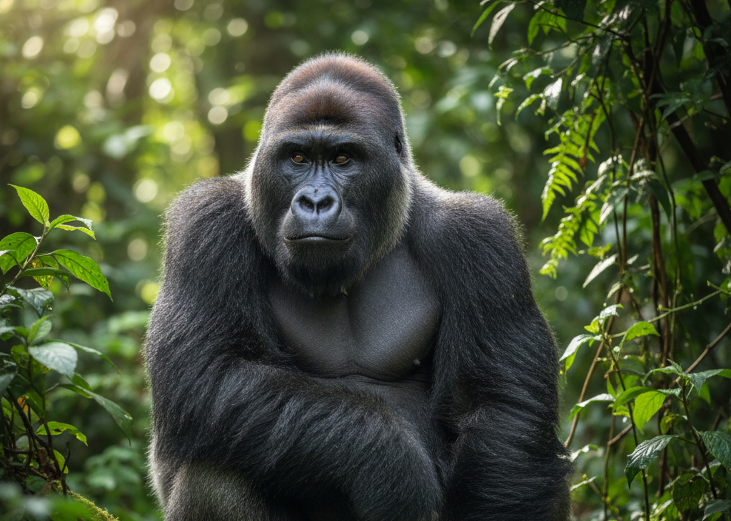 Silverback Gorilla Magnet