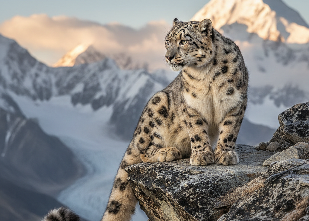 Snow Leopard in the Himalayas