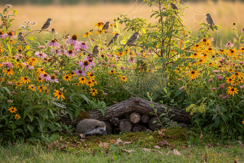 Thriving Rewilded Garden
